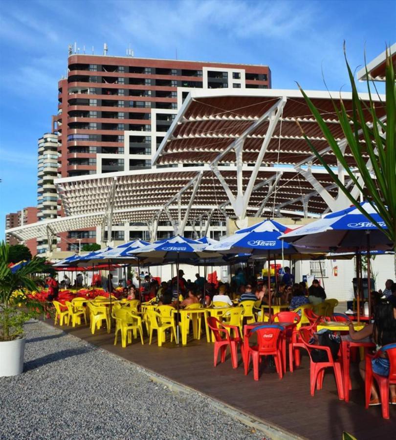 Flat Luxuoso Alto Padrao Frente Mar Com 2 Suites No Iate Plaza Fortaleza  Bagian luar foto