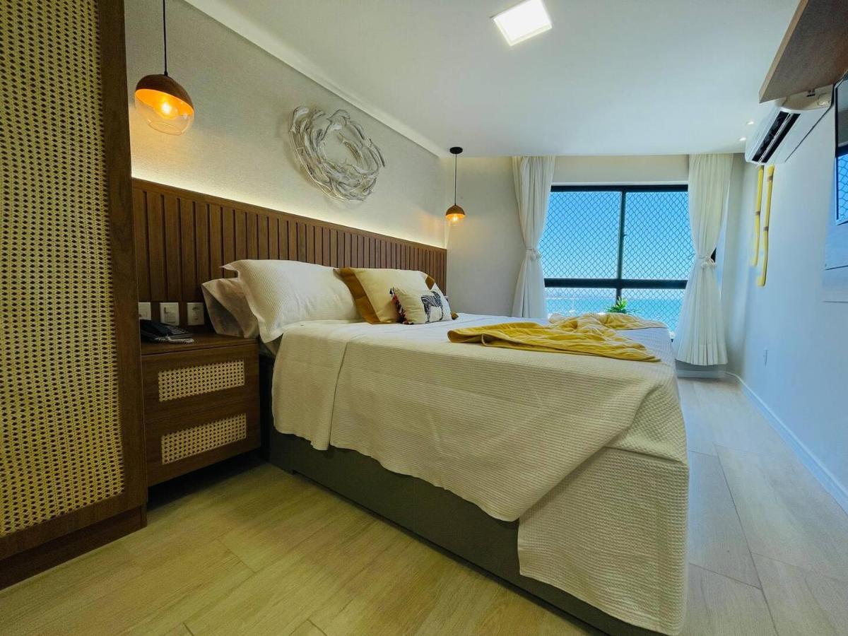 Flat Luxuoso Alto Padrao Frente Mar Com 2 Suites No Iate Plaza Fortaleza  Bagian luar foto