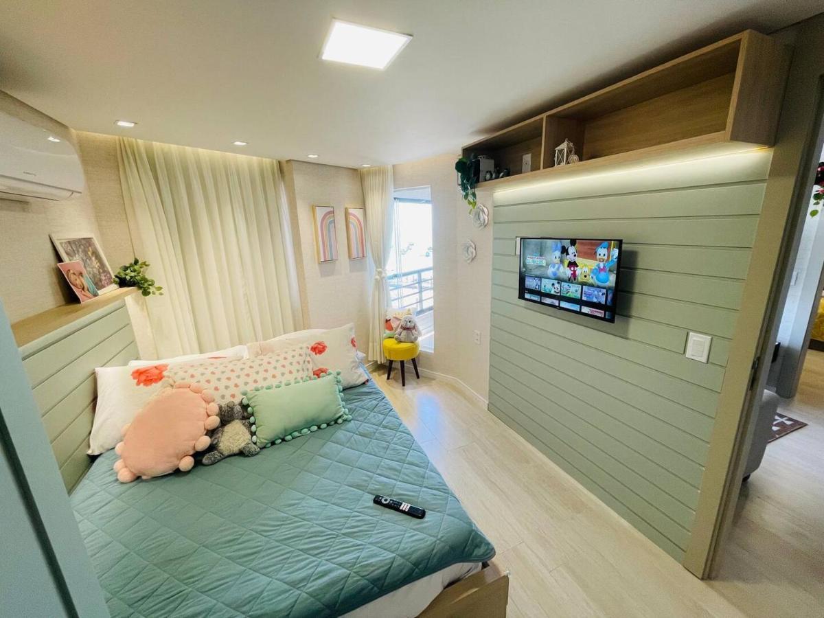 Flat Luxuoso Alto Padrao Frente Mar Com 2 Suites No Iate Plaza Fortaleza  Bagian luar foto