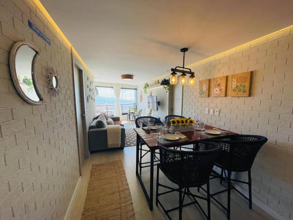 Flat Luxuoso Alto Padrao Frente Mar Com 2 Suites No Iate Plaza Fortaleza  Bagian luar foto