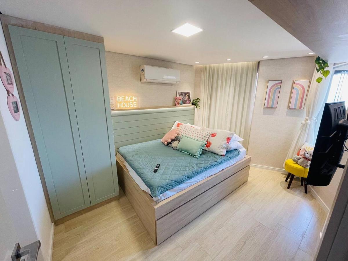 Flat Luxuoso Alto Padrao Frente Mar Com 2 Suites No Iate Plaza Fortaleza  Bagian luar foto
